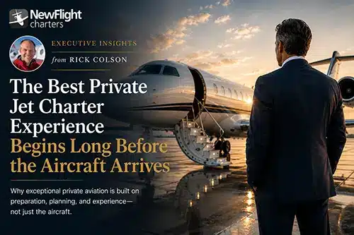 Rick Colson explains why exceptional Cleveland private jet charter experiences begin long before passengers arrive at the airport.